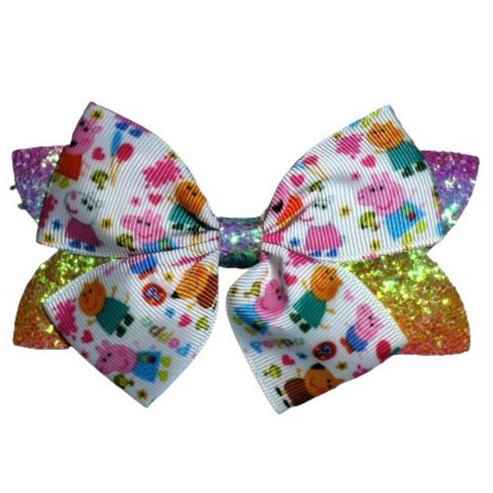 Peppa Pig Girls 4.5-Inch Hair Bow Clip